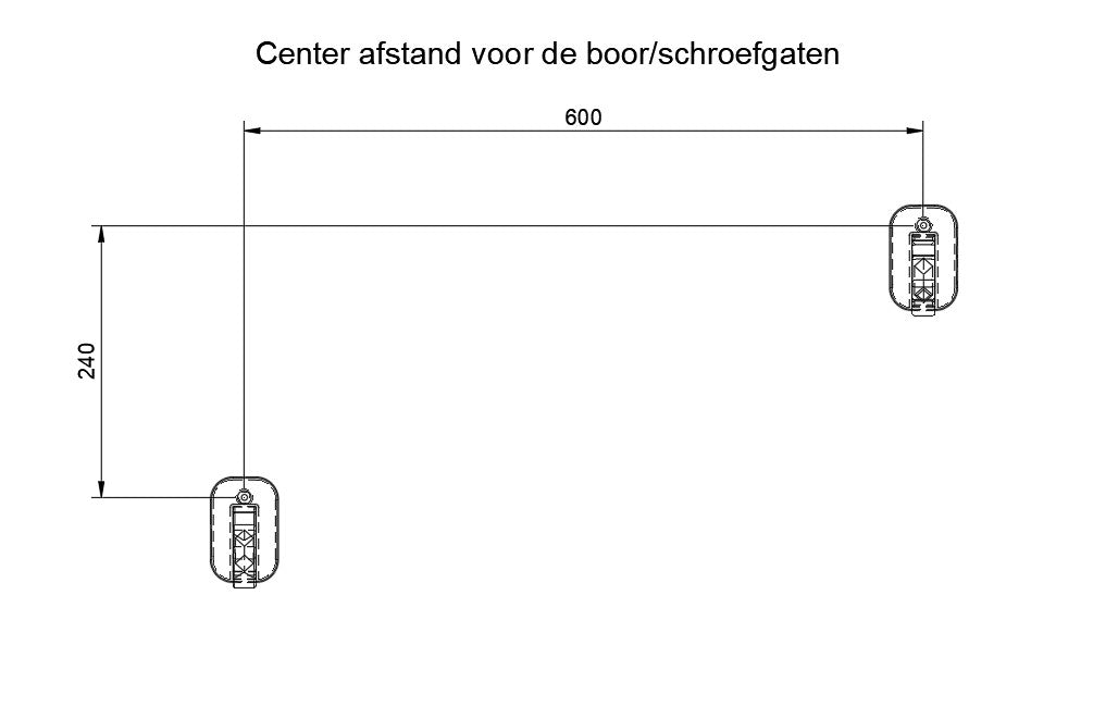 Muurhanger voor Mega Dart