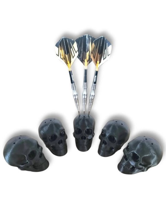 Skull Display standaard ZWART (set 5 stuks)